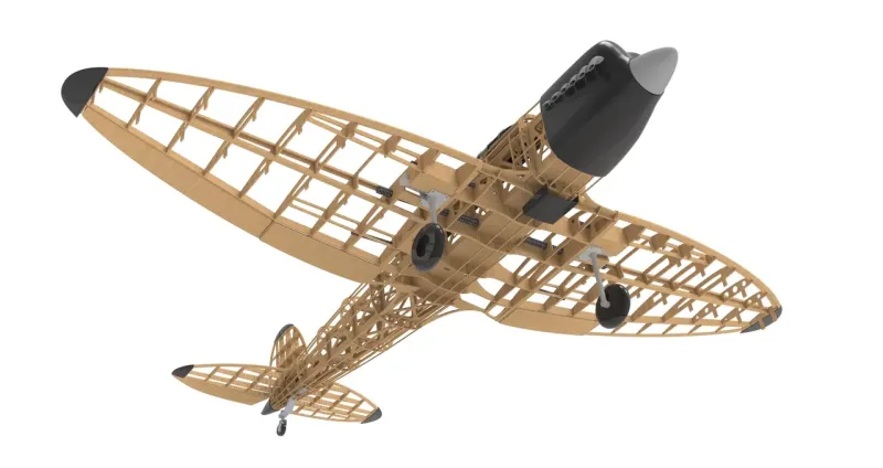 Preview: 1/8 Heinkel He 70 Blitz Lasercut Baukasten